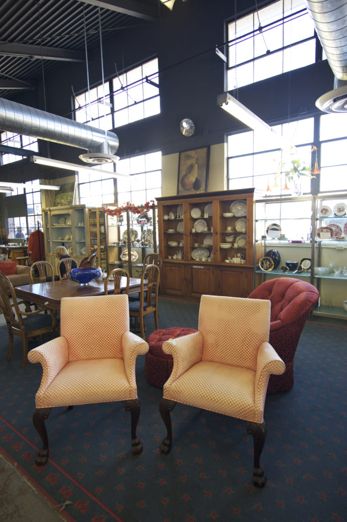 two chairs displayed side by side