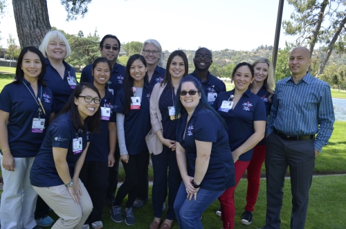 A group photo of volunteers