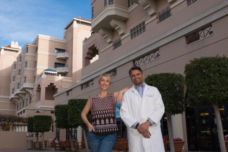 picture of Durairaj and patient