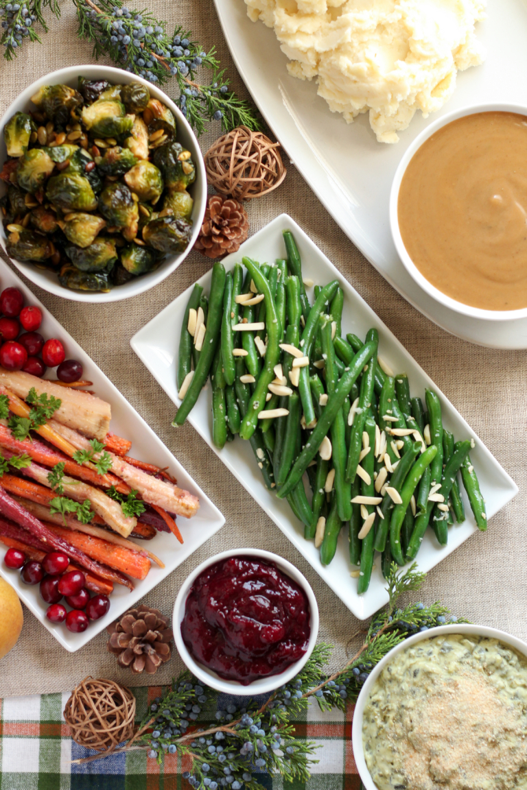 An,Assortment,Of,Holiday,Side,Dishes,And,Recipes,With,Colorful