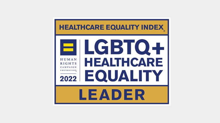 LGBTQ + Healthcare Equality Leader 2022