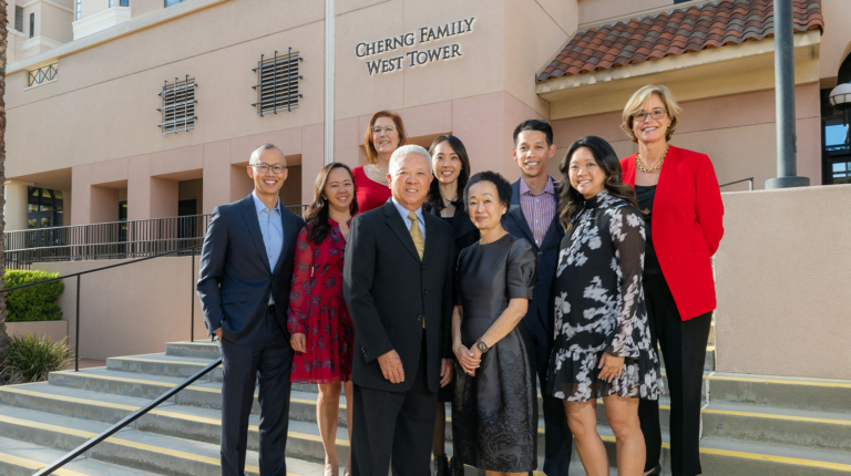 Cherng family makes donation to Huntington Hospital