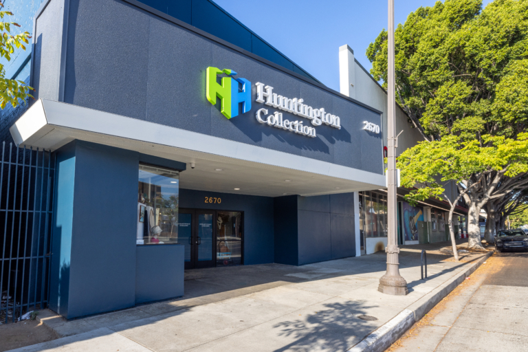 Exterior of Huntington Collection building at 2670 with street view